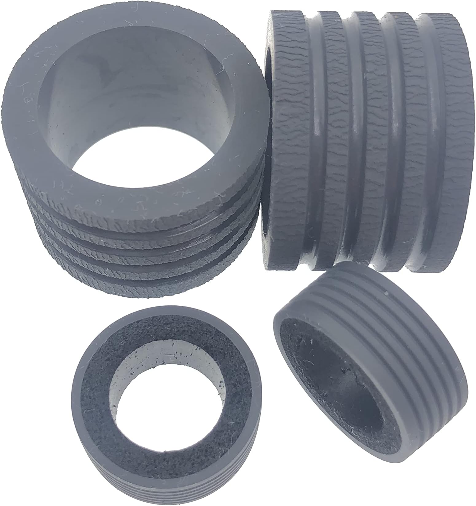 Scanner Exchange Roller Paper Pickup Feed Roller Tires Set Compatible with Canon DR-C230 DR-C240 DR-M160 DR-M160II DR-S150 R40 R50 RS40