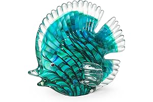 Glass Fish Watercolor Style Decoration