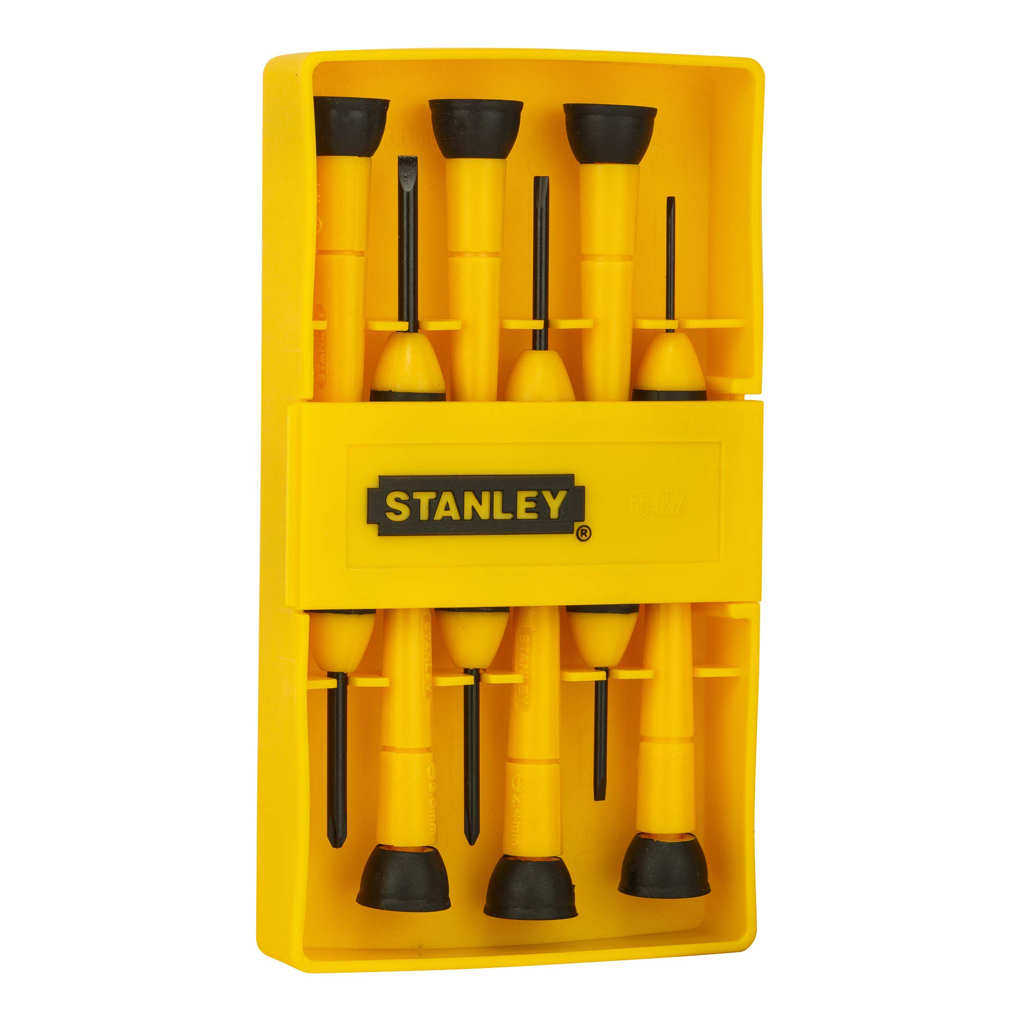 STANLEY 68-0002C Cushion Grip Screwdriver Set-16 pcs (Yellow and Black) 2
