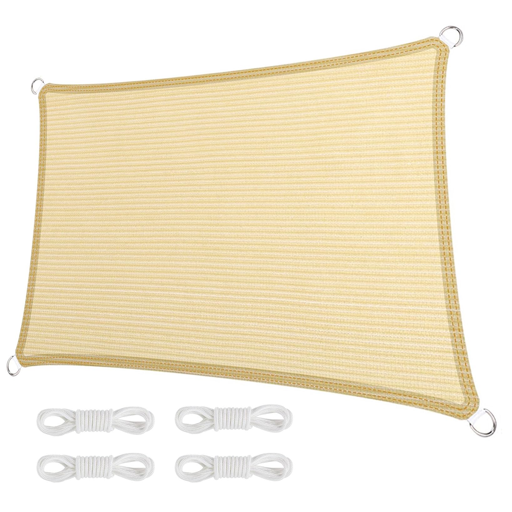 Voile d'ombrage 340x500 pour créer de l'ombre sur un grand balcon exposé