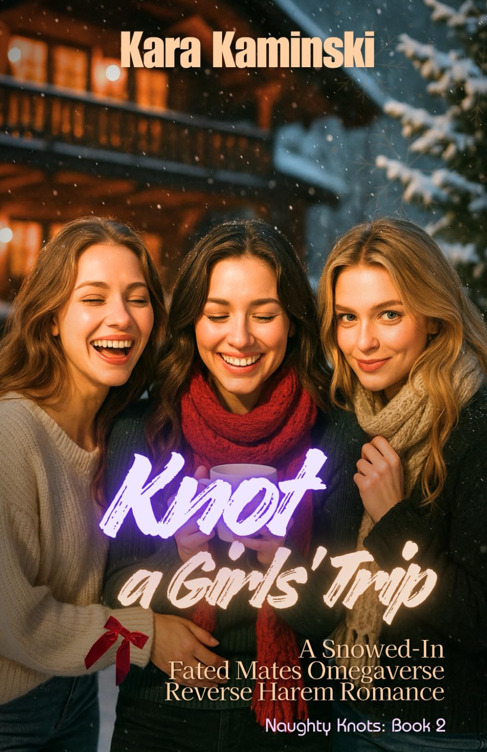 Knot a Girls’ Trip: A Snowed-In Fated Mates Omegaverse Reverse Harem Romance (Naughty Knots)