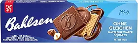 Bahlsen Biscoito Wafer Com Recheio De Torrone De Avelã E Cobertura De Chocolate Ao Leite First Class Caixa 125G