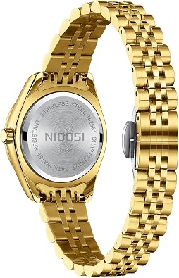 NIBOSI Watches for Women Analog Quartz Waterproof Ladies Wrist Watches with Date Dainty Fashion Luxury Stainless Steel Watch for Small Wrists Female Elegant Dress Women's Watch
