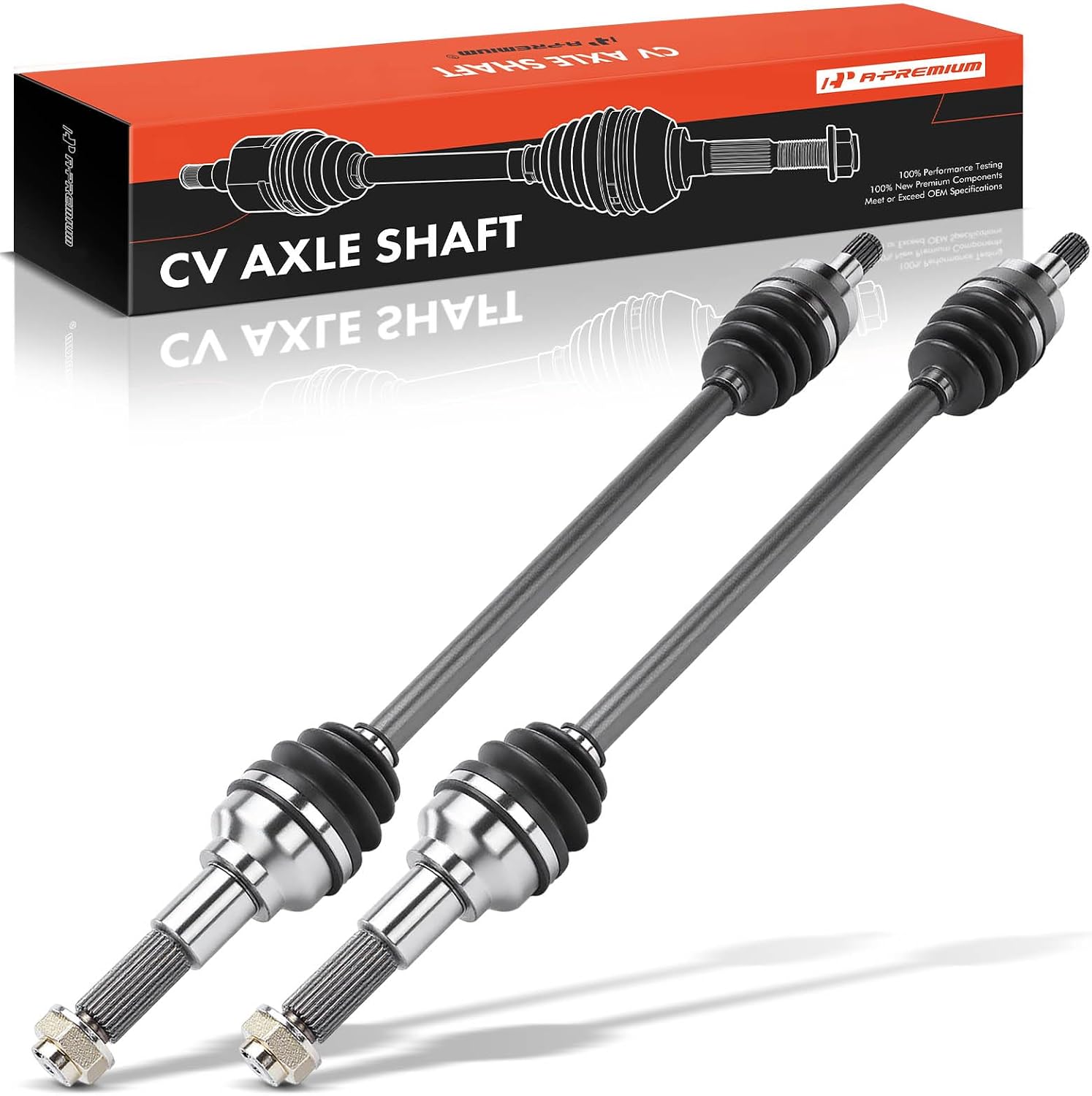 A-Premium Pair (2) Front CV Axle Shaft Assembly Compatible with Yamaha Viking 700 14-20, Viking VI 15-22, Wolverine 16-18, Wolverine R-Spec 16-18, Driver and Passenger Side