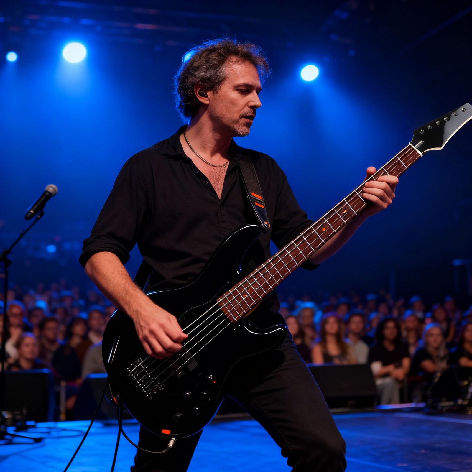Bnineteenteam Gryf Gitary, Podstrunnica z Drewna Klonowego z 22 Progami, Błyszczące Czarne Wykończenie do Gitar Elektrycznych, długość Struny 25,5 Cala, Idealna dla Muzyków