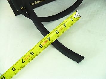 Windshield Auto Glass Universal Molding Flexible Trim Rubber 16mm 15FT UM1613BR
