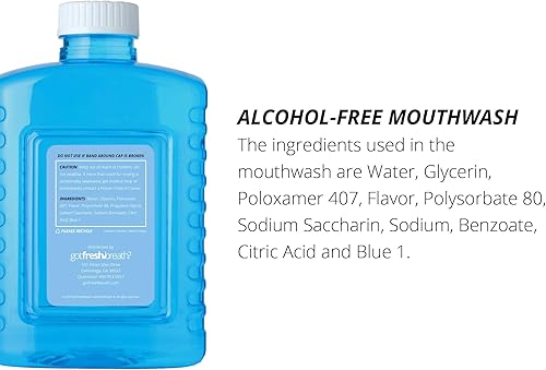 Miniatura 4 de GotFreshBreath Legacy - Estuche para enjuague bucal (sabor original)  6 botellas + tazas  Enjuague bucal sin alcohol  Se adapta a dispensadores