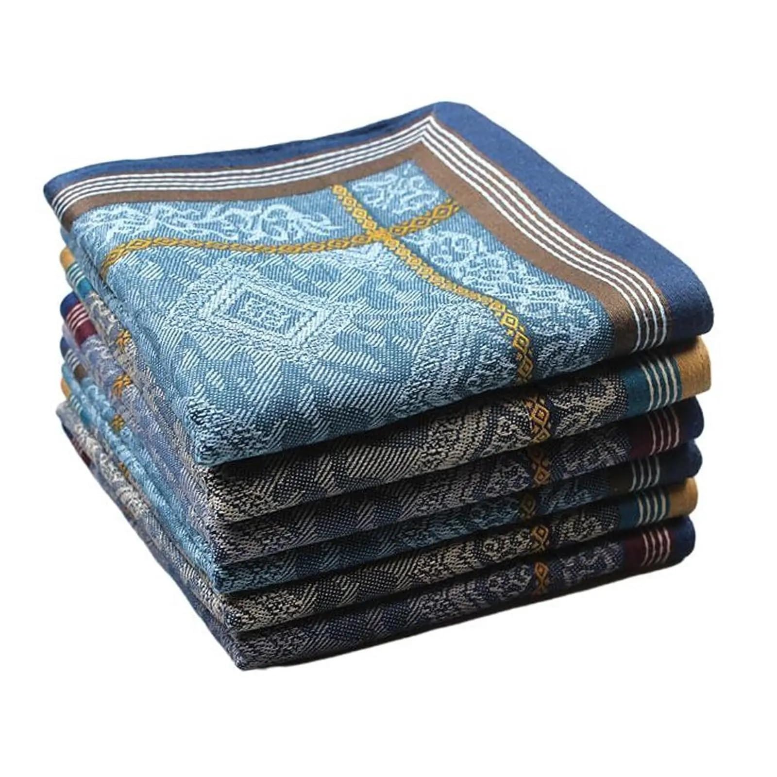 Fazzoletto da taschino 3 pezzi, asciugamani in morbido cotone, fazzoletto uomo for matrimonio, compleanno, padre dello sposo Per Uso Quotidiano
