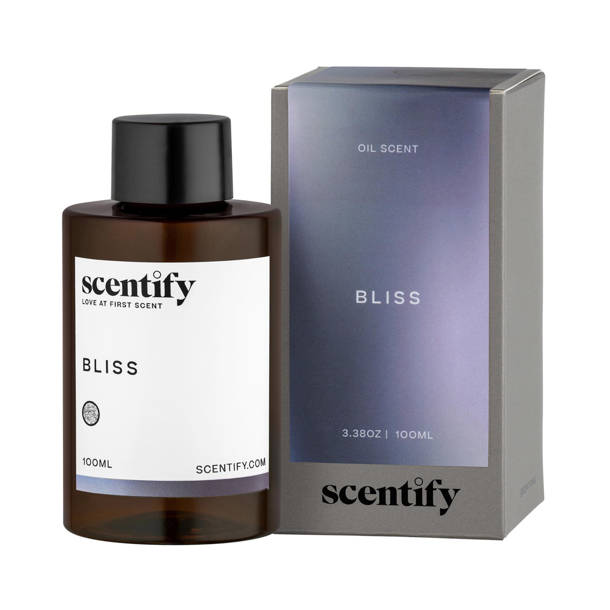 Scentify Bliss Aroma Oil Refill Scent for Oil Diffusers - Eucalyptus, Bergamot, Tea & Powdery Scents - Luxurious Relaxing Aromatherapy Diffuser Fragrance 100ml, 3.38 oz