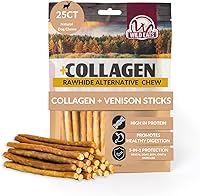 Vista 7 de Wild Eats Palitos de Colágeno de Pato Real Retriever para Perros, (15 Unidades) - Golosina Masticable para Perros de Larga Duración, Sin Cuero