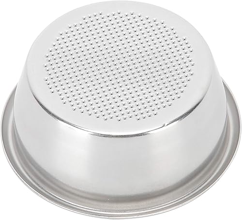 Miniatura 5 de Cesta portafiltros de café de acero inoxidable de 2.087 in, no presurizada, cesta de filtro de café expreso, repuesto para cafetera, portafiltro