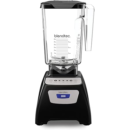 Blendtec Classic 570 Blender and 90 oz WildSide+ Blender Jar - Kitchen Blender - Black