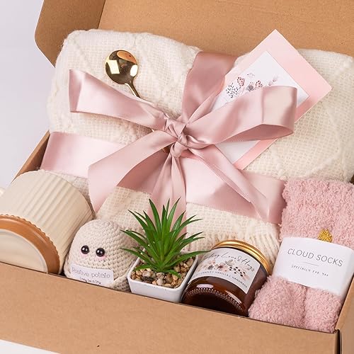 Miniatura 3 de Regalos para mujeres, paquete de cuidado de regalos de condolencias para mujeres, cesta de regalo para amigos enfermos después de la cirugía,