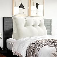 Vista 12 de Almohada de lectura triangular con cuña para cabecero, almohada de apoyo para la espalda para sentarse en la cama, sofá cama, cojín de esquina