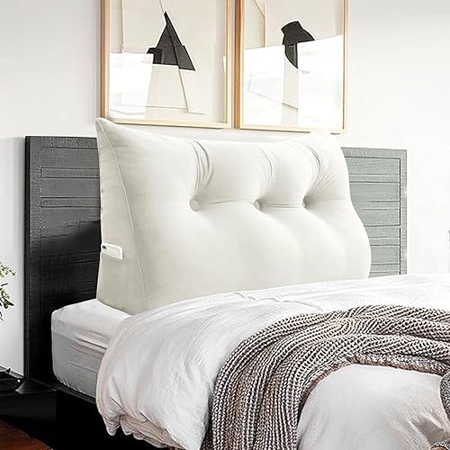 Miniatura 17 de Almohada para Cabecero - Almohada de Cama Grande 3 en 1 como Almohada de Lectura de Cuña, Almohada Grande para Sofá Cama Diurna o Cojín de Respaldo