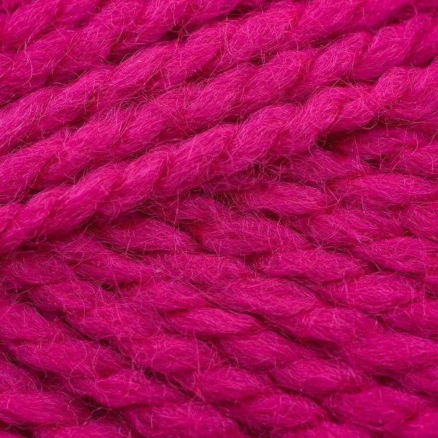 King Cole Big Value Chunky Knitting Wool/Yarn Bright Pink 549 - per 100g ball