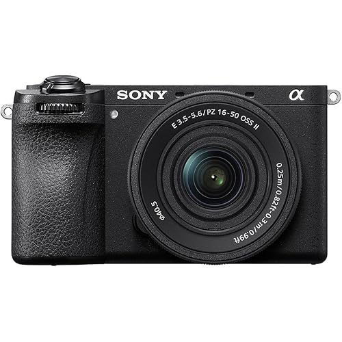 Sony Alpha 6700 – APS-C Interchangeable Lens Camera with 26 MP Sensor, 4K Video, AI-Based Subject Recognition, Log Shooting, LUT Handling and E PZ 16-50mm F3.5-5.6 OSS, ILCE6700K/B, Black