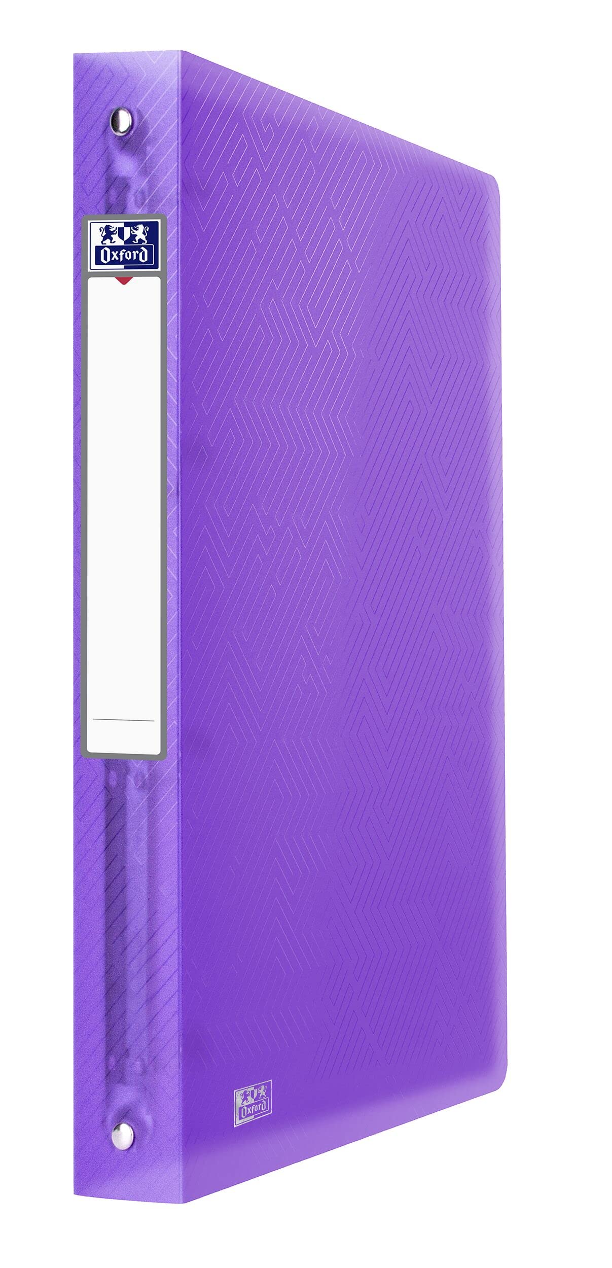 Oxford, Lot de 10 classeurs en plastique translucide A4 40 mm