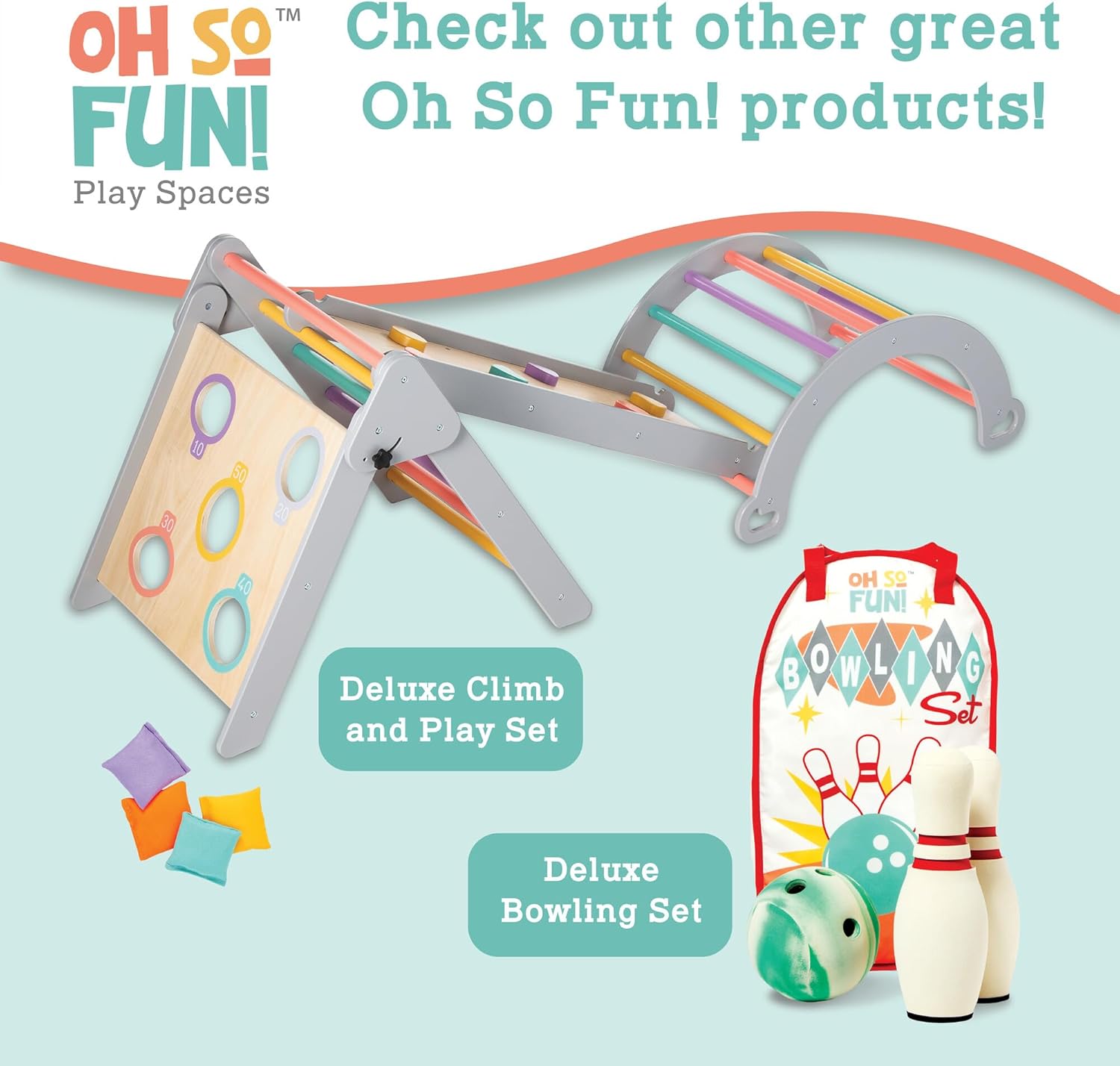 MindWare Oh So Fun! Mini Golf Set - Indoor & Outdoor Kids Golf Set with 7 Obstacles for Ever-Changing Golf for Kids Experience - Enhances Hand-Eye Coordination and Critical Thinking - Ages 3 and Up