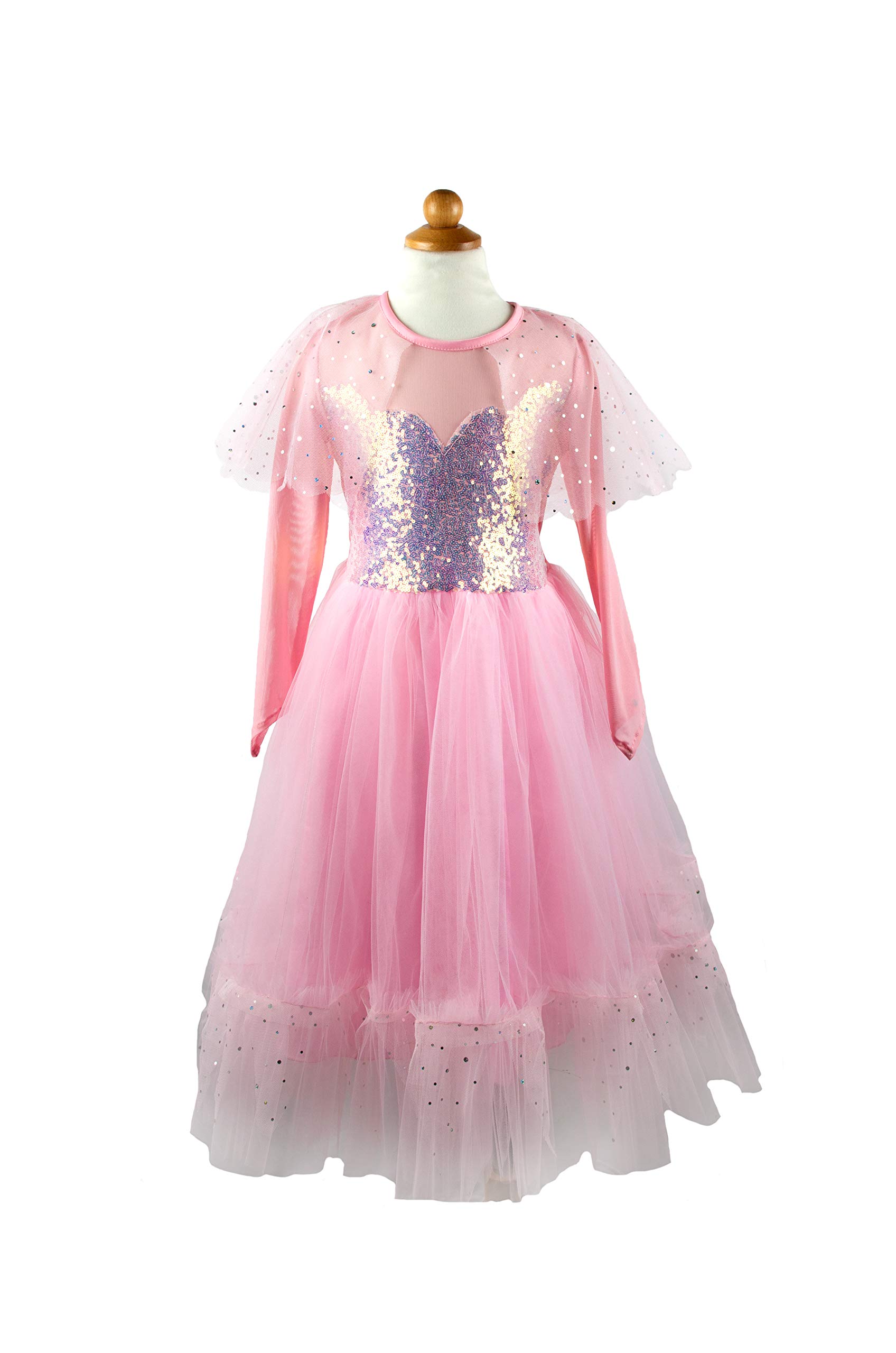 Great Pretenders Elegant in Pink Dress for Girls, Size 5-6 | Princess Dress-Up for Pretend Play