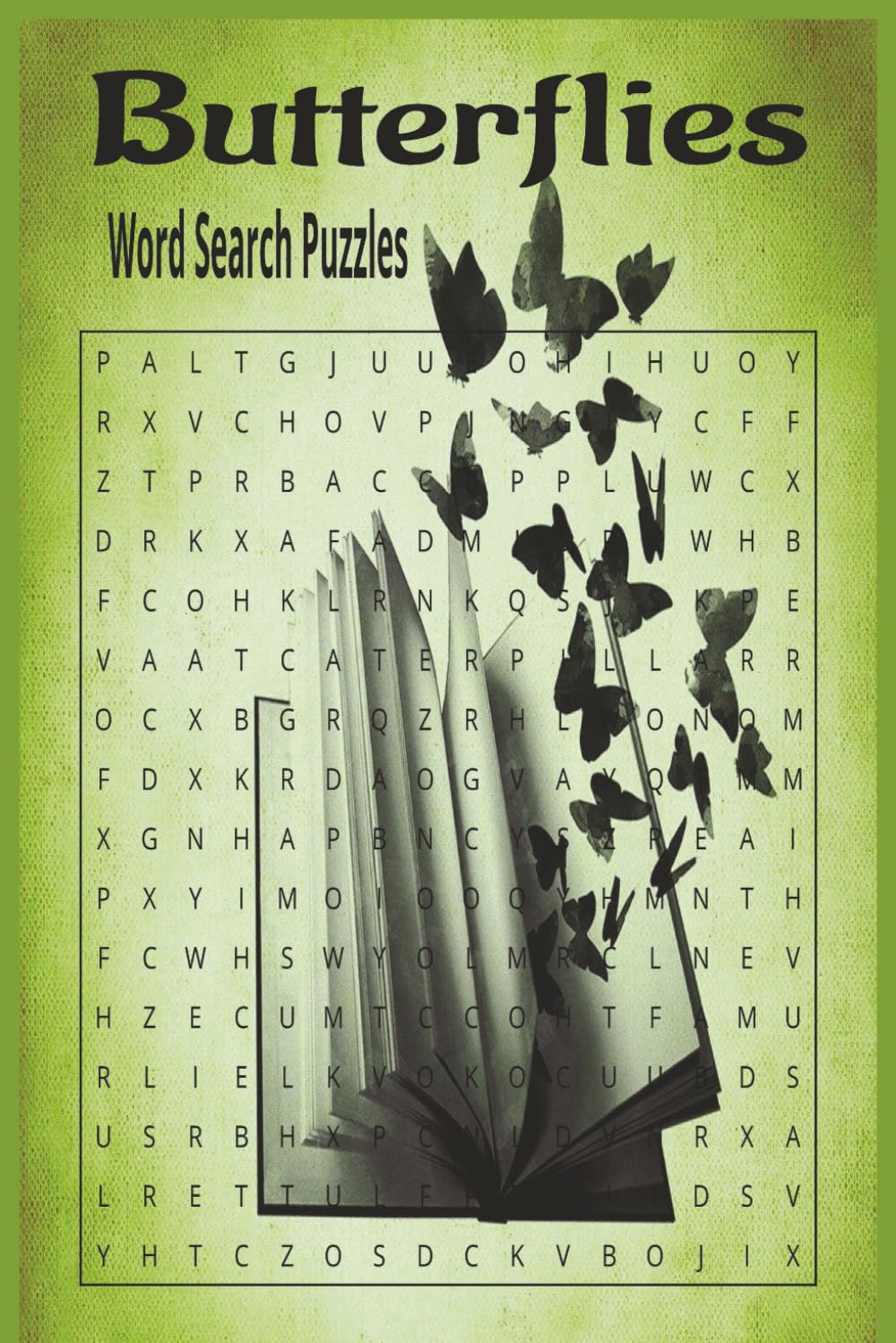 Butterflies Word Search Puzzles: 6x9 Inches, 120 Pages, 720 words, 60 Puzzles (Crossword Word Search Puzzles)