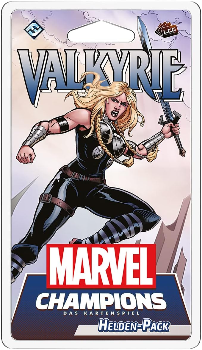 Fantasy Flight Games, Marvel Champions: LCG, Valkyrie, Hero Expansion, Expert Game, Card Game, 1-4 Players, Ages 14+