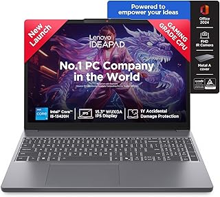 Lenovo IdeaPad Slim 3 14" (35.5cm) FHD Laptop | Intel Core i5-12450H 12th Gen | 16GB RAM | 512GB SSD | Windows 11 | MS Off... Price In India