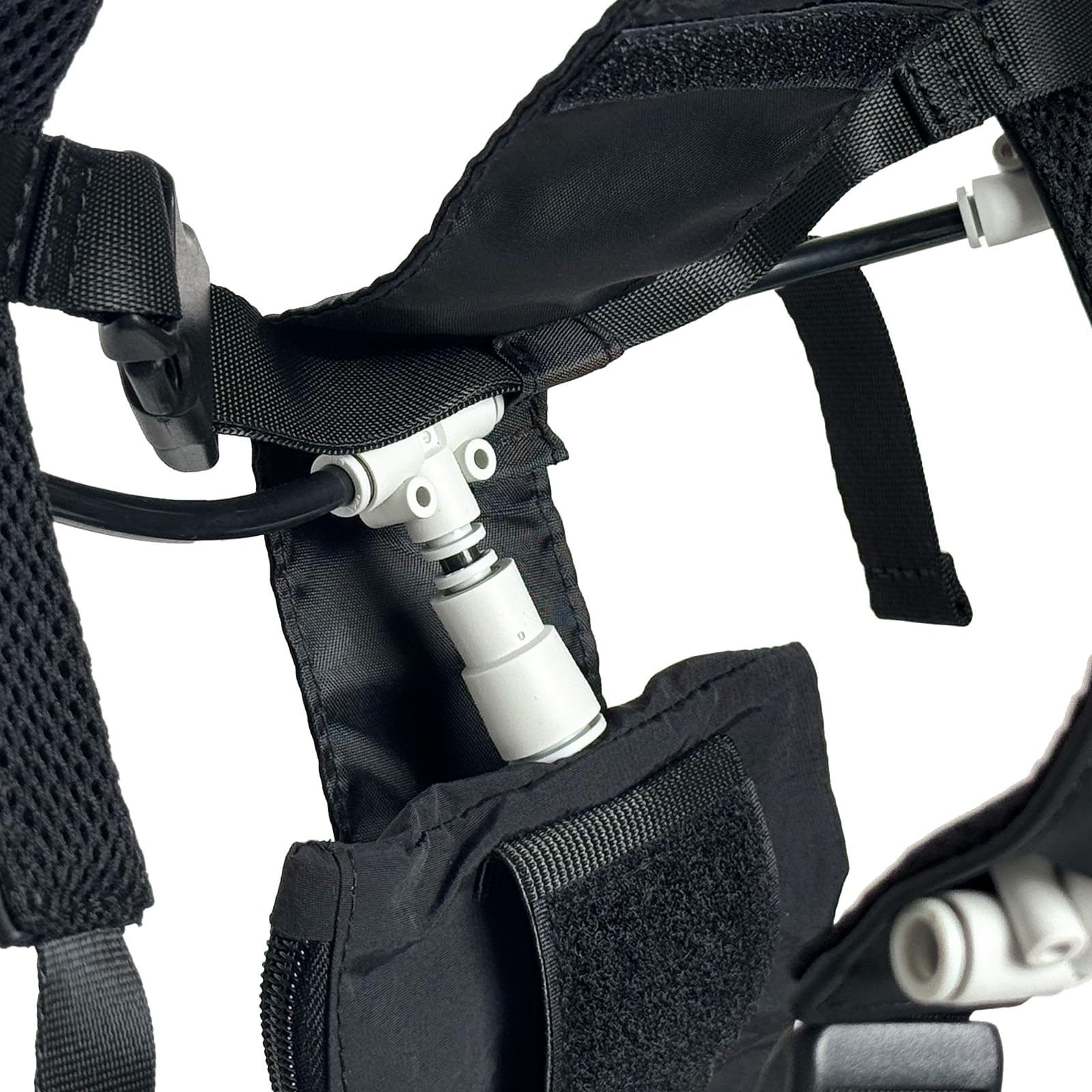 PMI Smoke Vest per SmokeNINJA Pro - Imbracatura portatile per nebbia con tubi, resistente agli spruzzi, resistente al calore, per cosplay, FX, Halloween, compatibile con SmokeGENIE