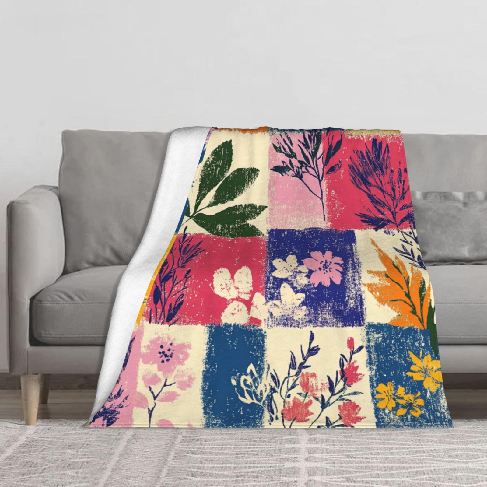 Couverture en flanelle toutes saisons surmatelas doux et plaid polaire anti-boulochage