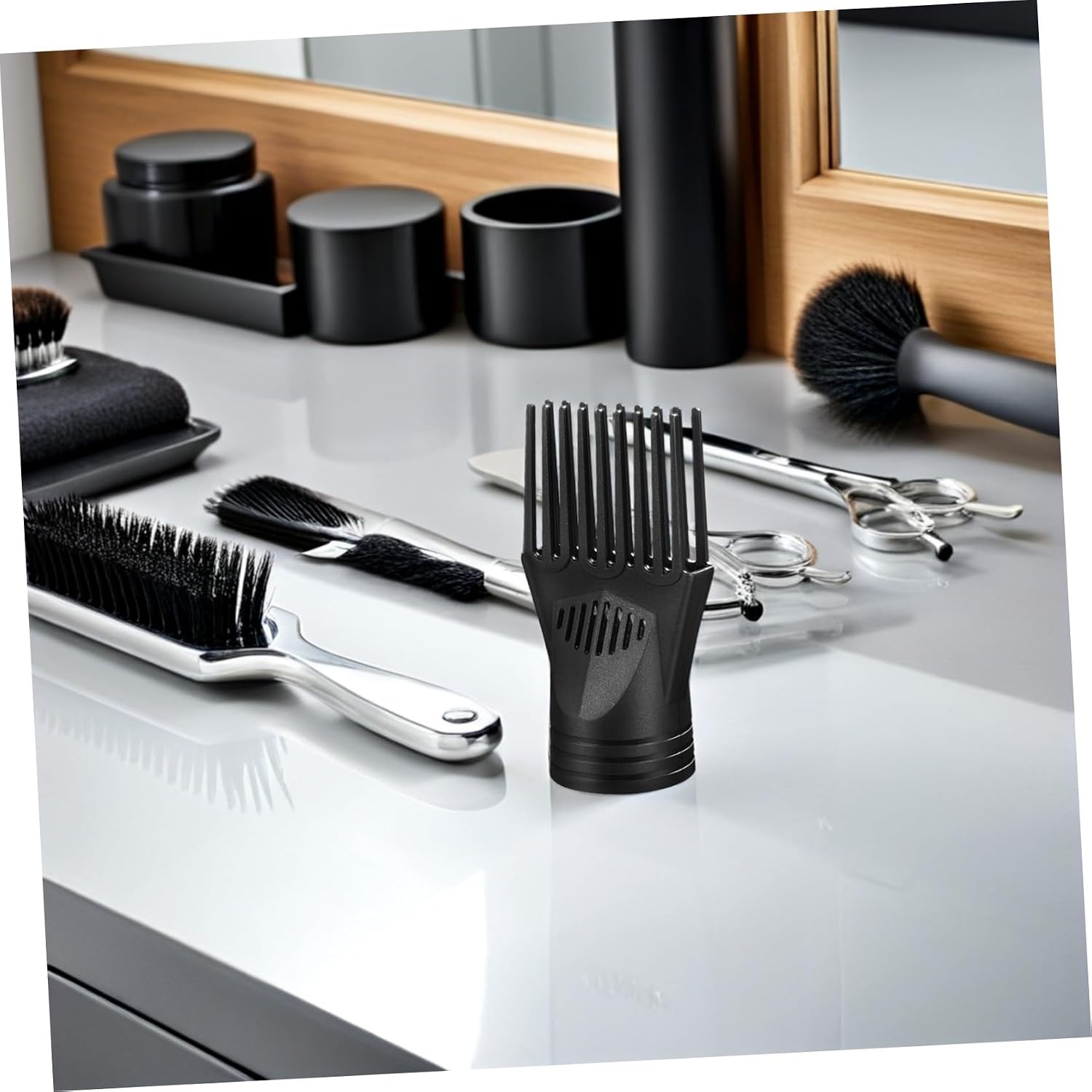Holibanna 5pcs Blow Dryer Comb Attachment for Professional Styling and Hairdressing with Universal Compatibility, Even Heat Distribution, and Reduced Drying Time, Suitable for Travel