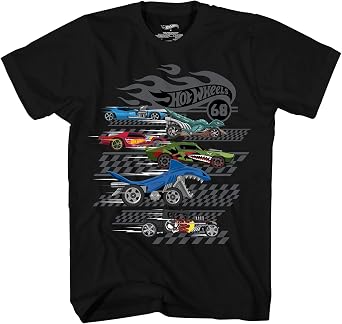 Hot Wheels Short Sleeve Shirt - Boys Short Sleeve Tee - Cars Shirt