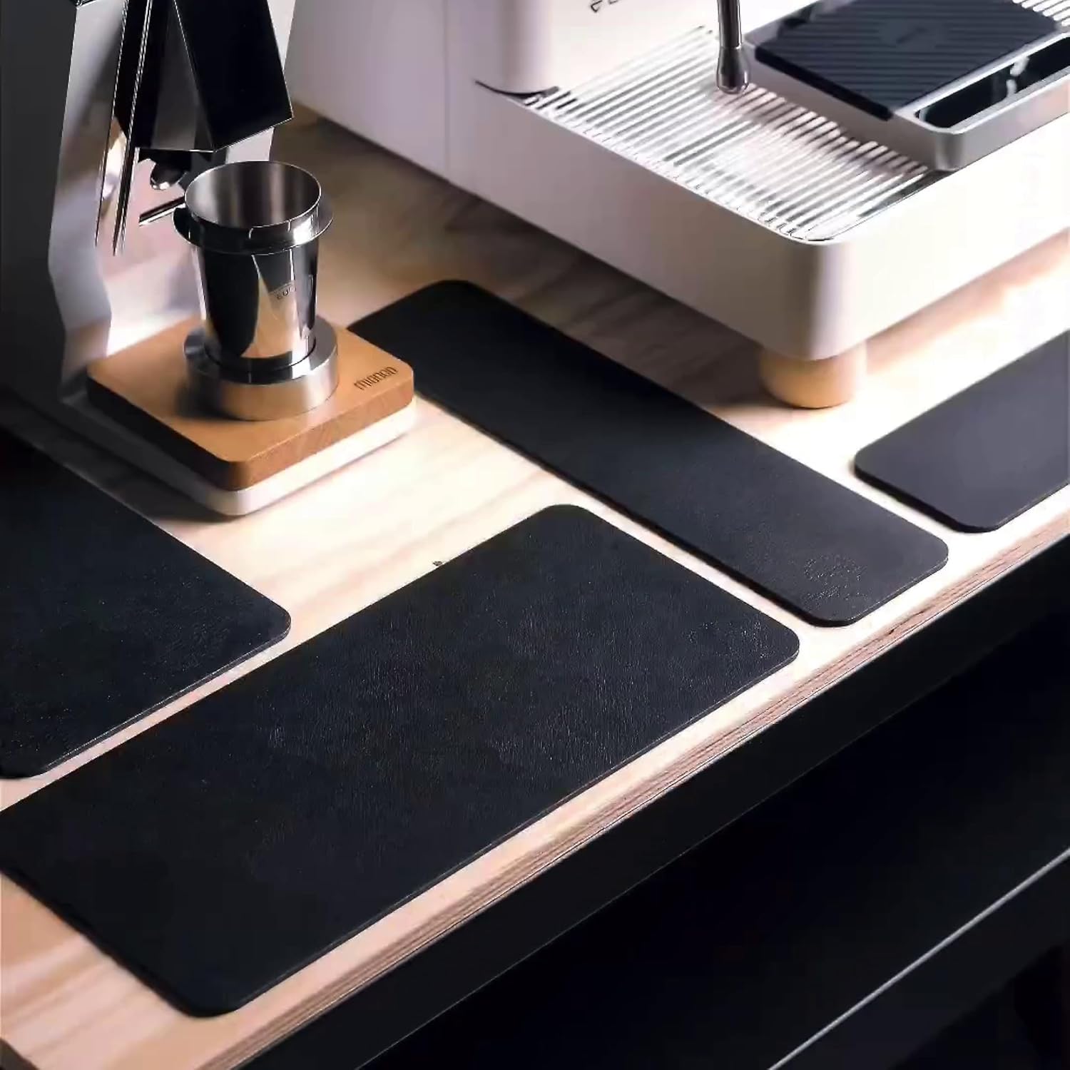 Ternal Dripguards Absorbent Counter Mat | General Purpose Kitchen, Coffee, Bar, and Drink Station Mat for Water, Oil, Syrup, and Spills | Fast-Drying Top, Waterproof Core, Non-Slip Bottom [5.5″x12″]