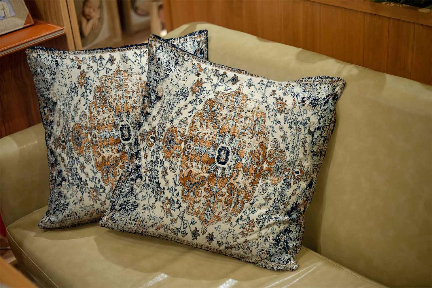 TOMWISH Throw Pillow Covers 20x20 Inch Set of 2 Throw Pillow Cases Boho Print Pattern Background Throw Pillow Case for Couch Sofa Bed Decorative