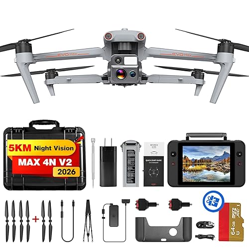 Autel Robotics EVO MAX 4N V2, Starlight Night-Vision/ Wide/ Thermal/