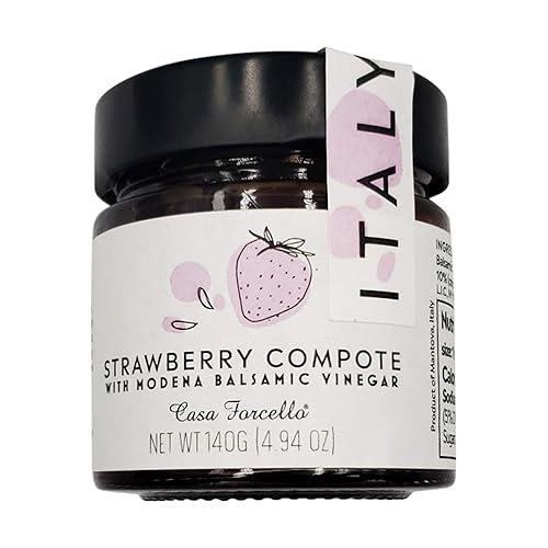 Casa Forcello Bálsamo de fresa compota 49 onzas Casa Forcello Bálsamo de fresa compota 49 onzas