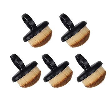 5 Pcs Nails Brush Nails Art Powder Remover Makeup Brushes Manicure Brush Rings Shaped Nails Art Brush