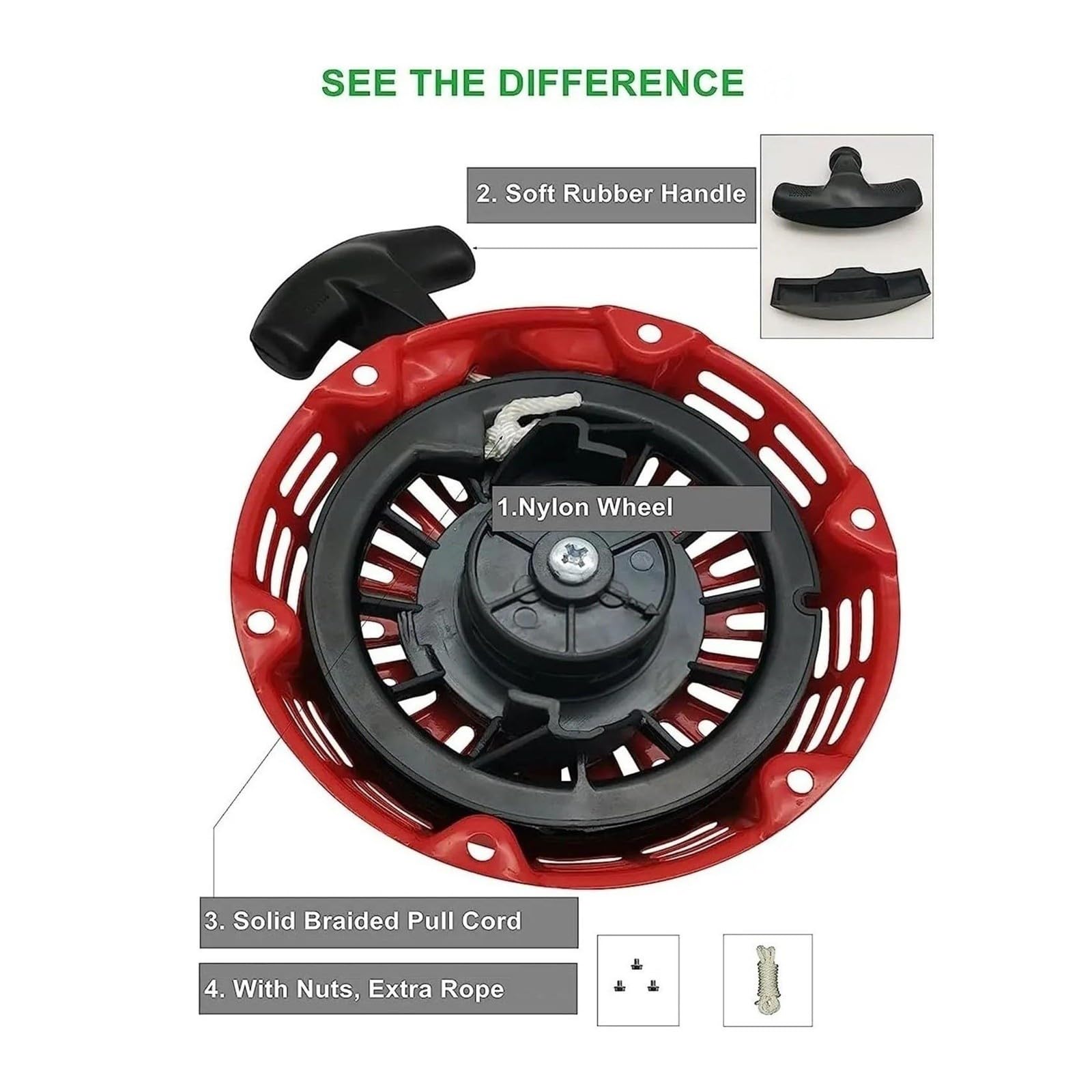 Pull Start Assembly Recoil Starter Kit