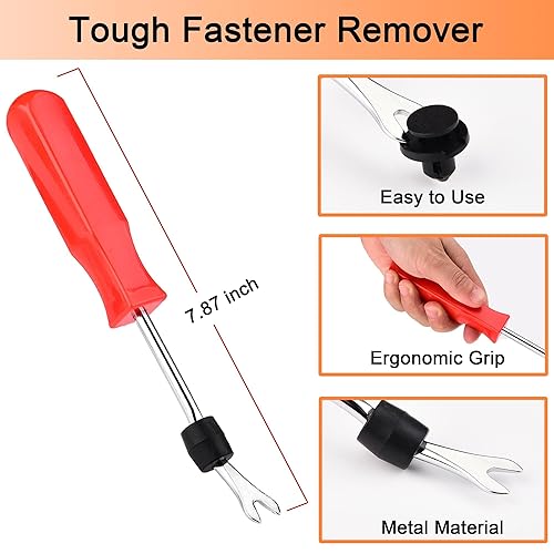 Miniatura 4 de Clips para automóvil, 1301 unidades, clip de retención de automóvil de doble extremo para árbol de Navidad, protector de parachoques, guardabarros,