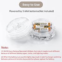 Vista 5 de Luces de barco inalámbricas, funciona con pilas, luz interior LED marina para cubierta de barco, luz de cortesía, para pesca, pontón, velero, kayak