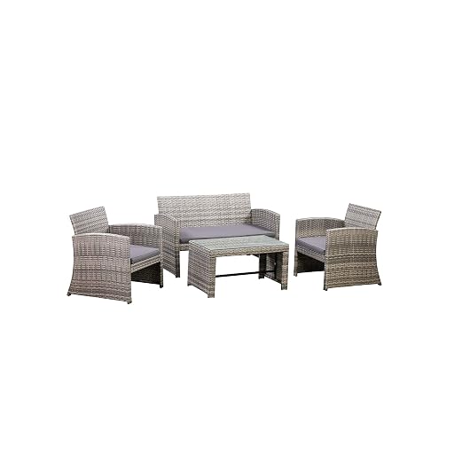 MockWares Basics Outdoor Rattan Modular Sofa Set