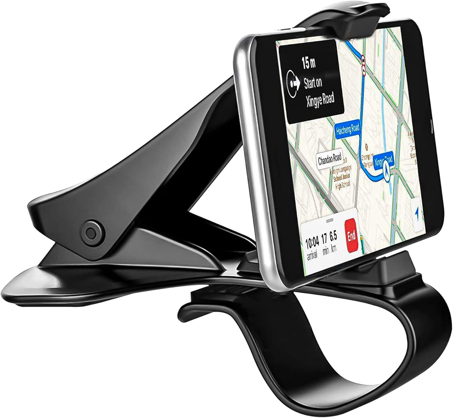 RETOO Auto Handyhalterung mit Klemmen, Schwarz Stabile Handy ...