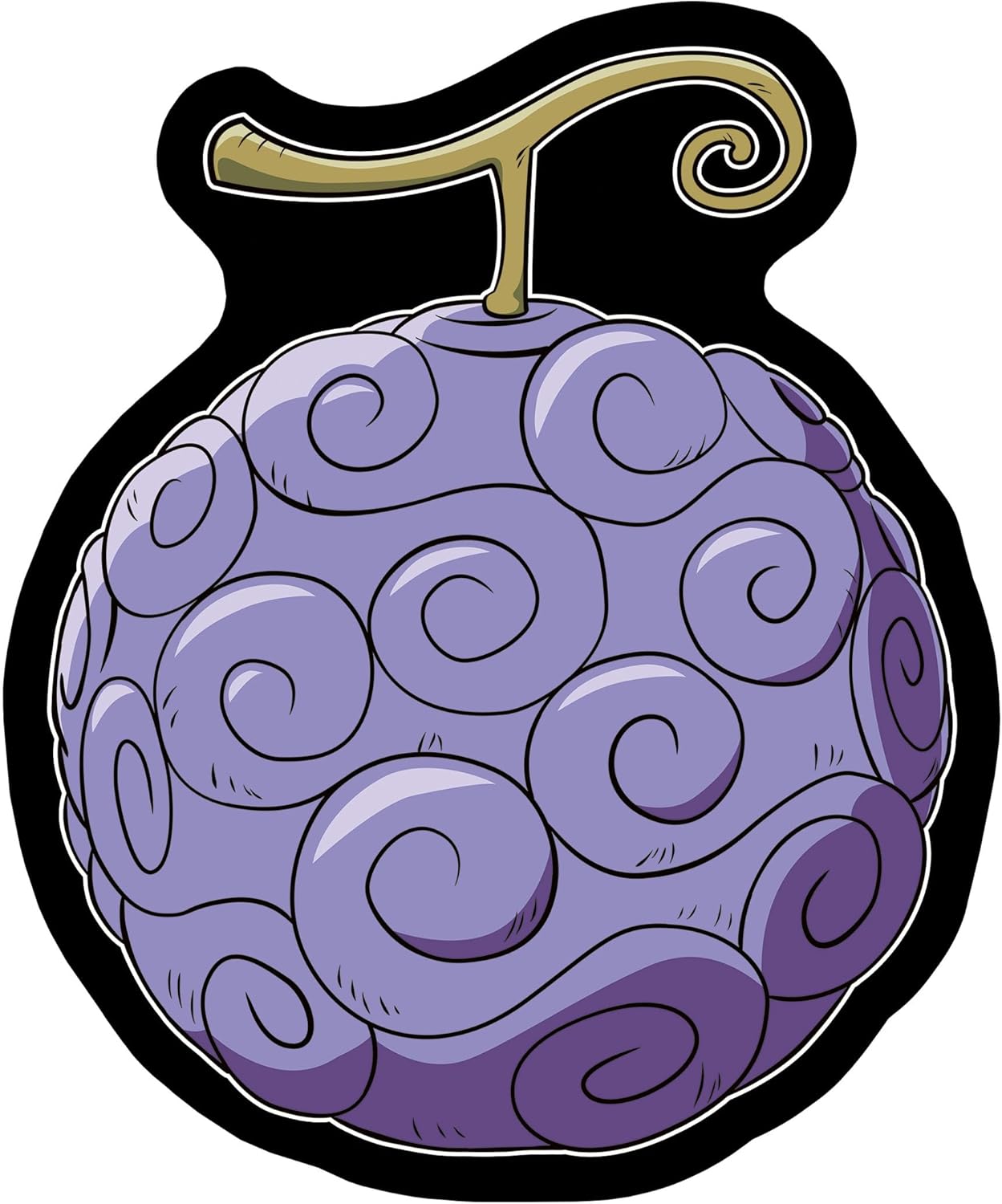 One Piece Gum Gum Fruit Unisex Cushion Multicoloured 100% Polyester 40 x 40 cm Anime Fan Merch TV Series