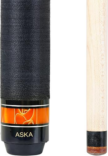 Miniatura 5 de ASKA Jump Break Cue Stick JBC Bola de fuego, construcción de 3 piezas, taco de saltoruptura. Punta de 0.512in, arce canadiense Hard Rock