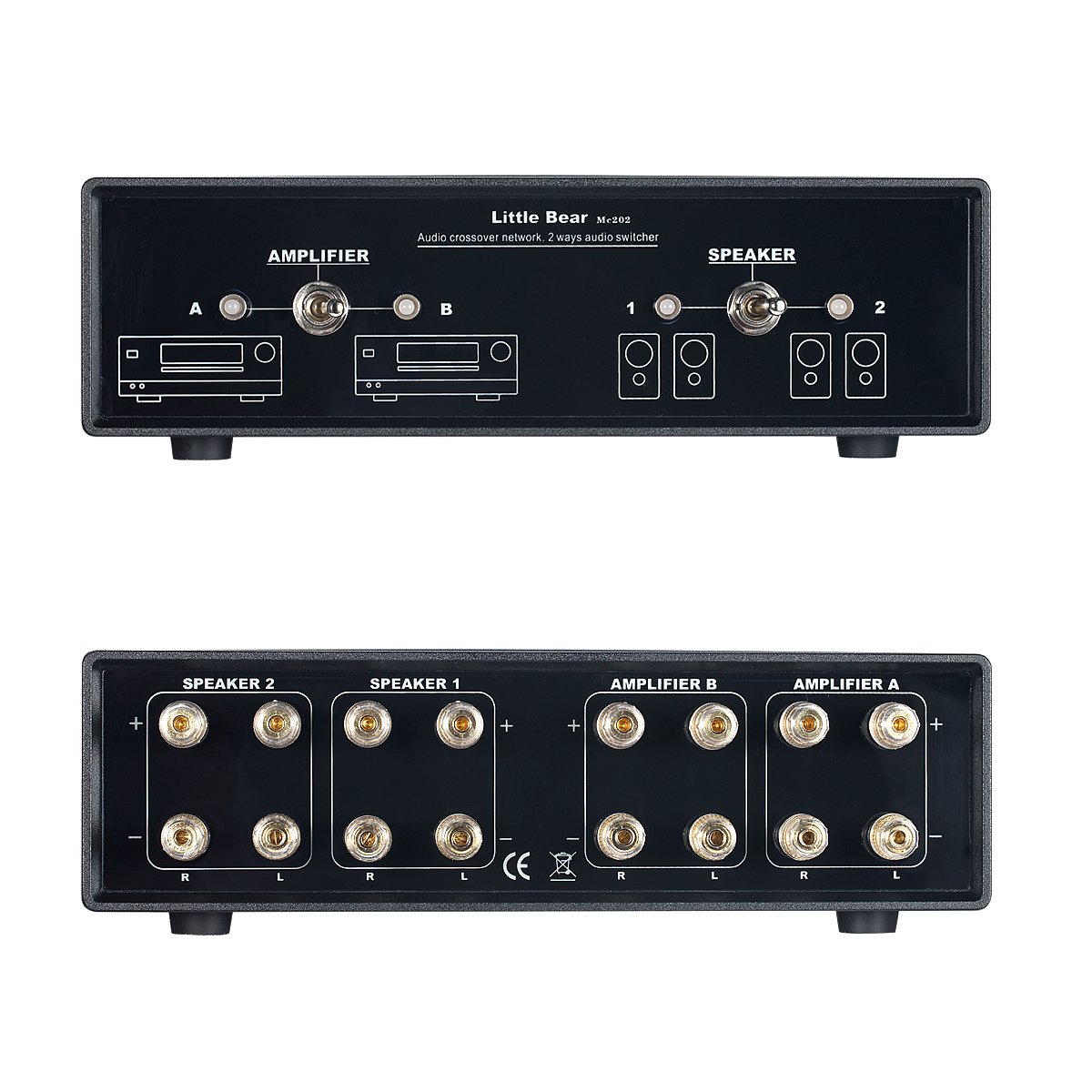Amazon.co.jp: Little Bear オーディオ クロスオーバー ステレオ 2  
