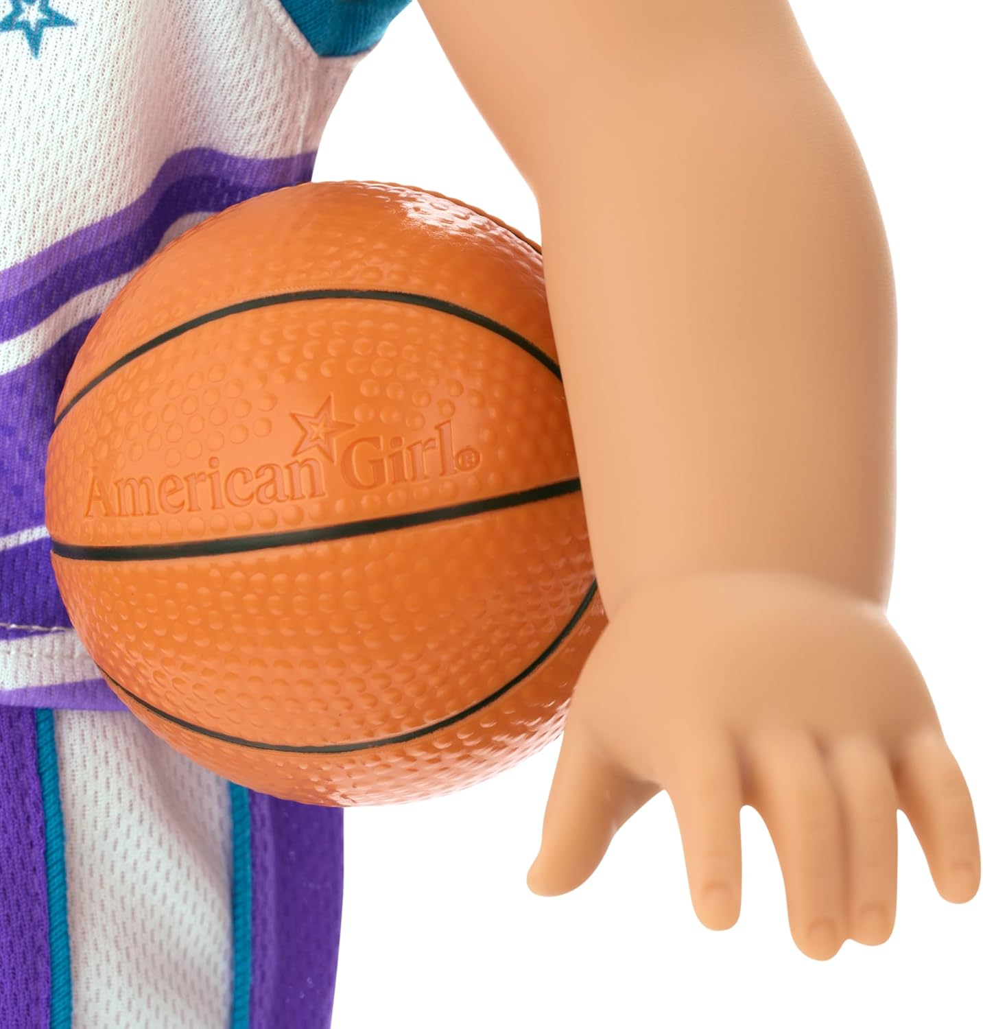 American Girl, Truly Me, Star Player Basketball Outfit, Doll Clothes, for 18-inch Dolls, 6pcs, Ages 6+