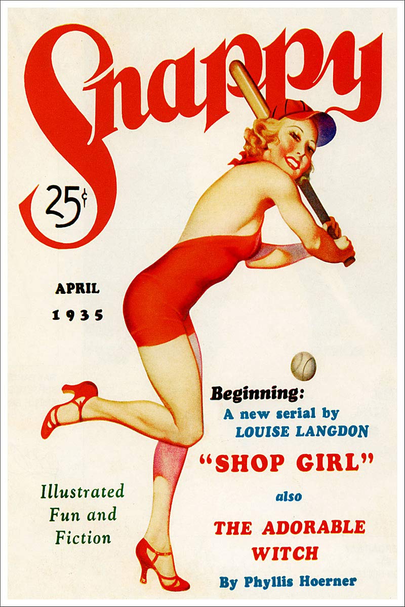 Amazon.com: April 1935 Snappy Magazine Shop Girl Vintage Classic