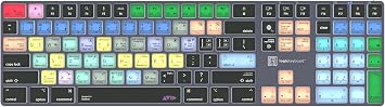 Logickeyboard Titan Wireless Backlit Keyboard for Avid Sibelius - Mac