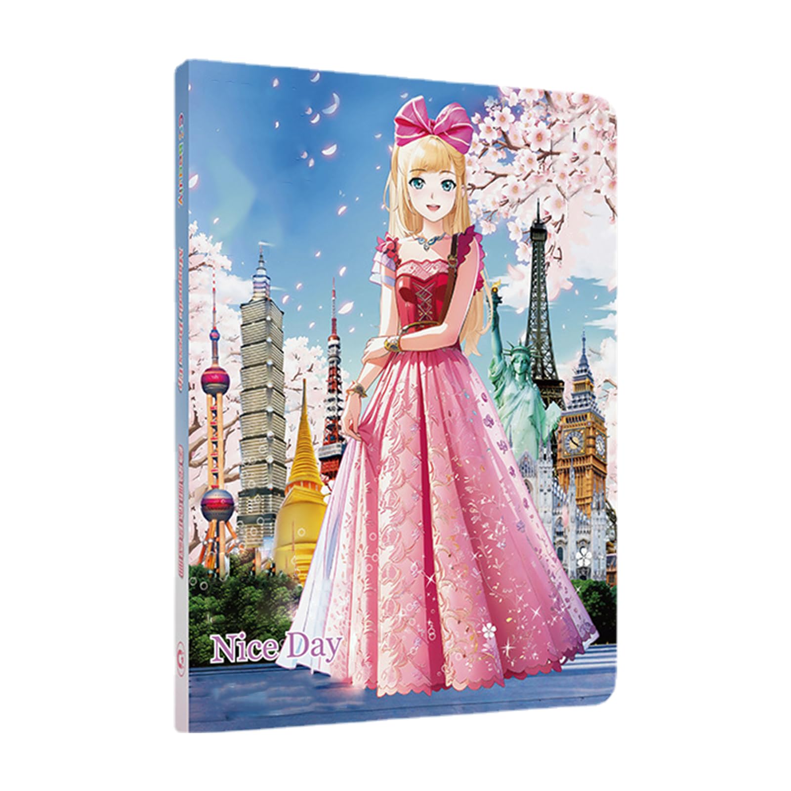 Livre d'activités d'habillage, Puzzle de poupées magnétiques créatives à Habiller, Livre d'activités d'habillage de Princesse, Livre d'habillage de Design de Mode réutilisable pour Ensemble