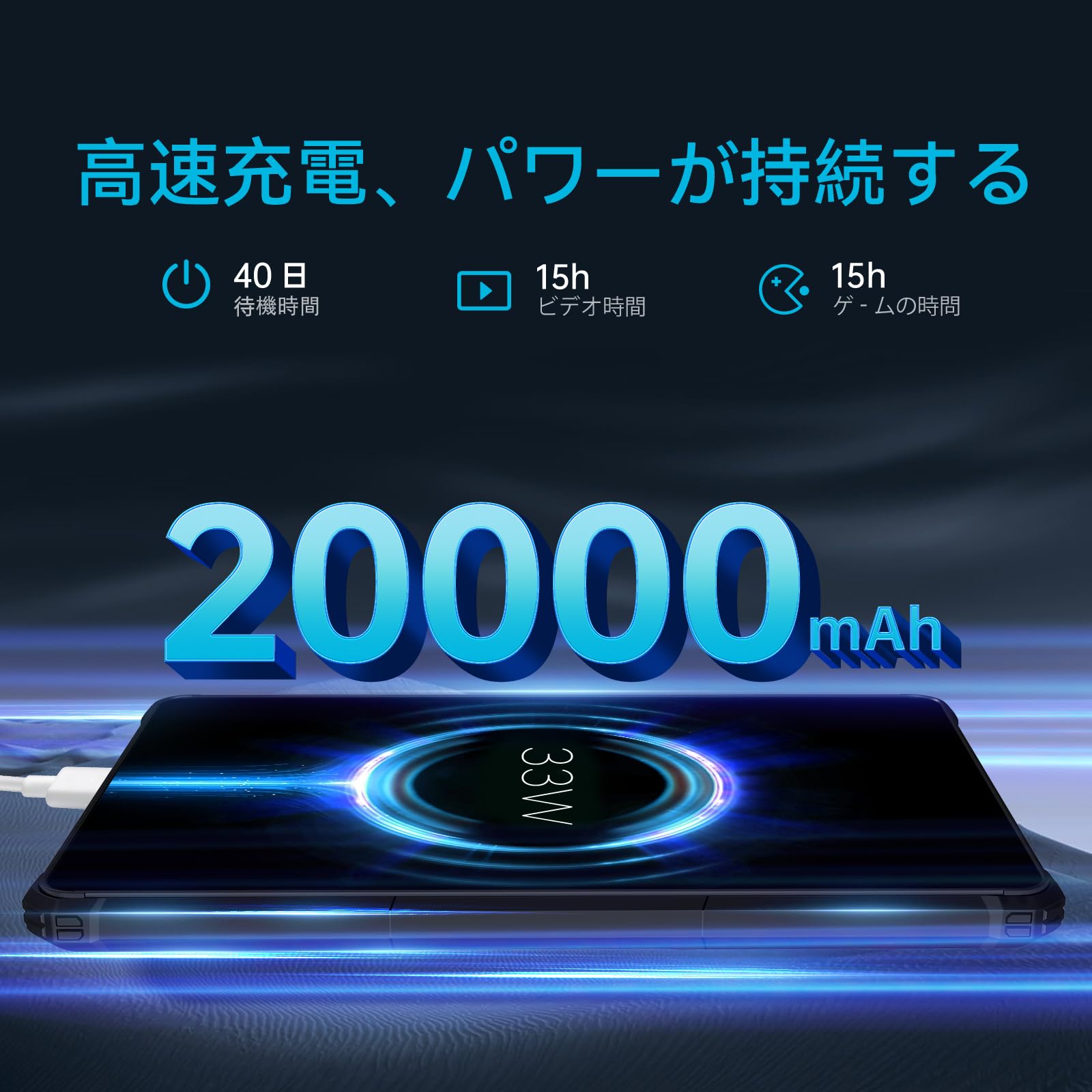 Amazon.co.jp: OUKITEL RT2 防水タブレット 20000mAh大型バッテリー 