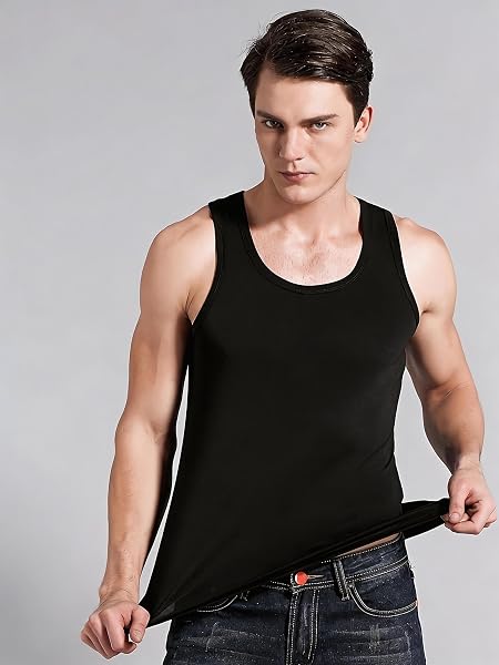 Canotte da uomo senza maniche, magliette atletiche muscolari, estive, da spiaggia - 2